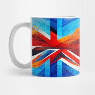 Uk Flag Surrealism Mug